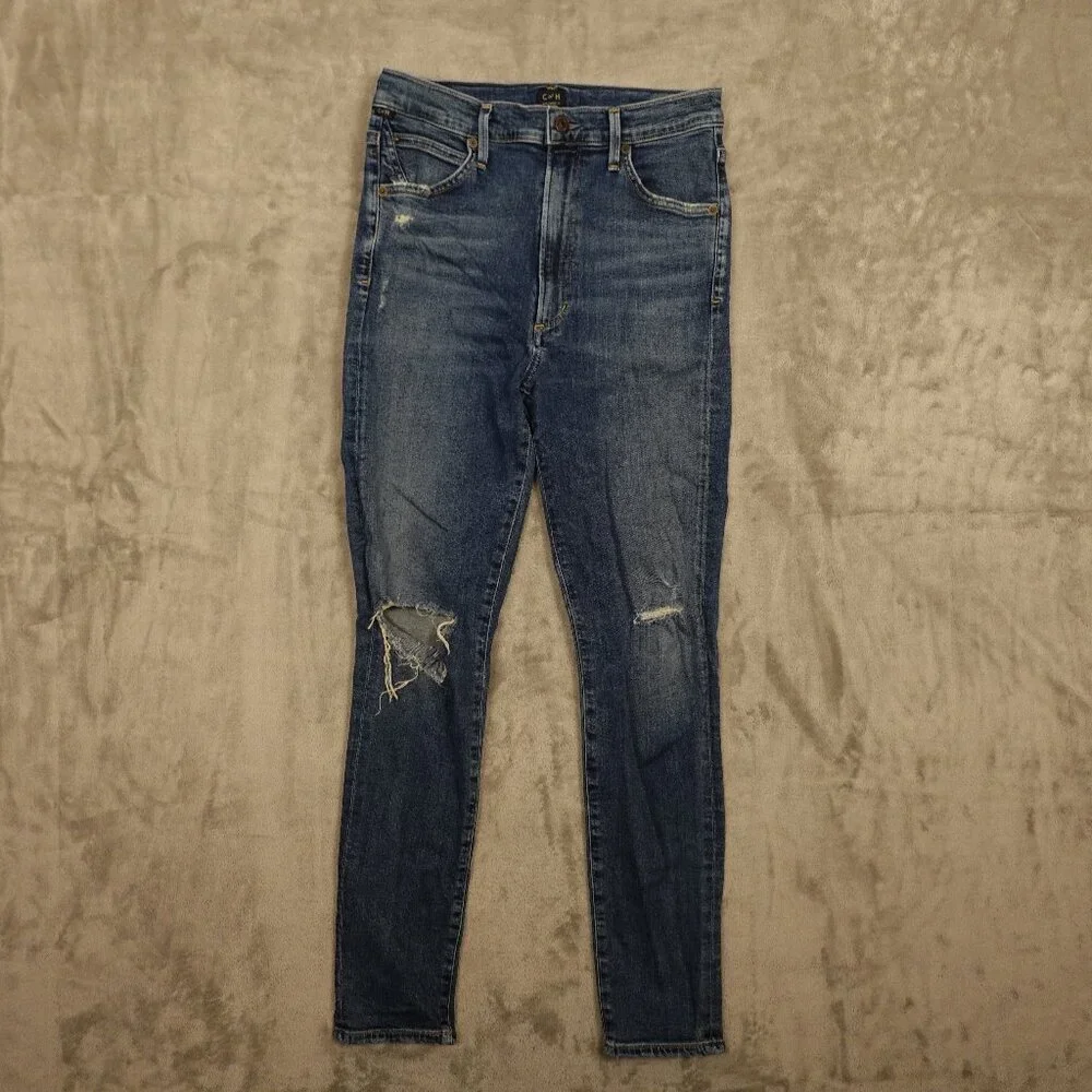 Citizens of Humanity jeans Chrissy high rise skinny women's‎ 30 mild blue